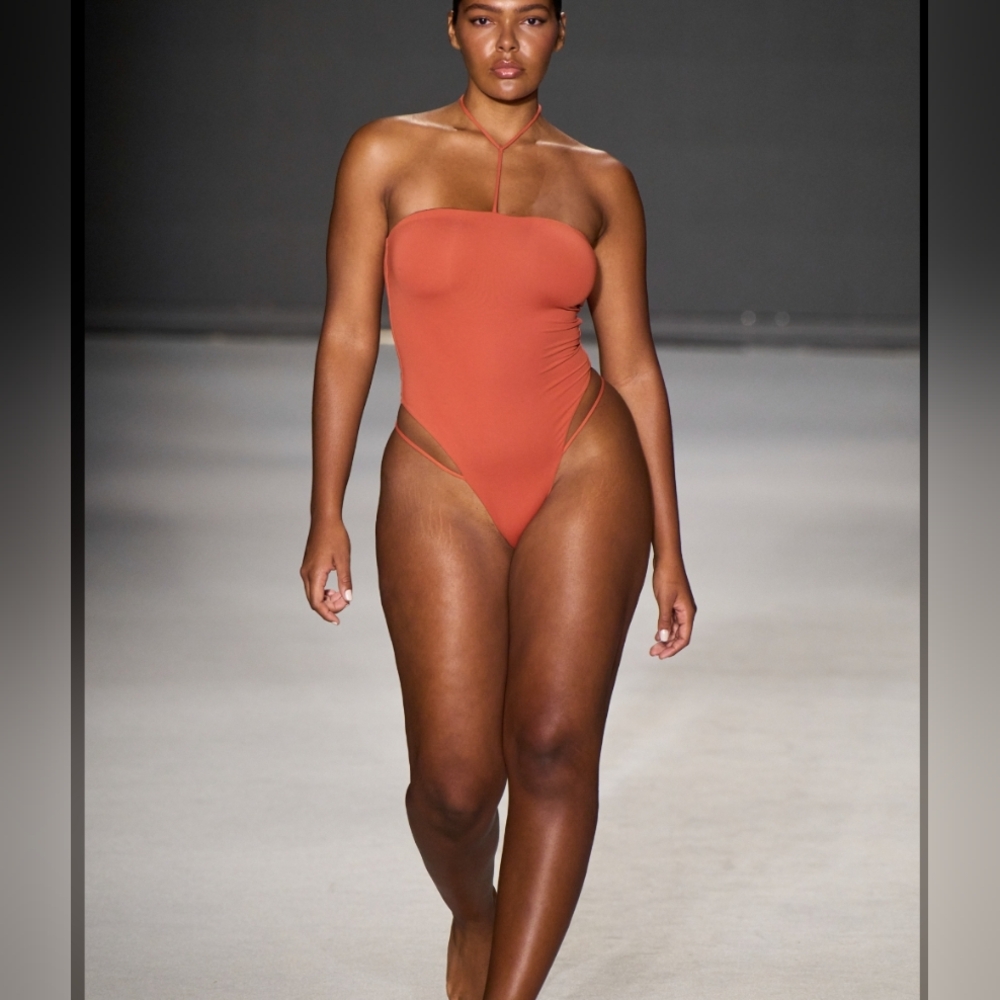 NWT Riot Swim Luna One Piece Bathing Suit in RUST COLOR SMALL
